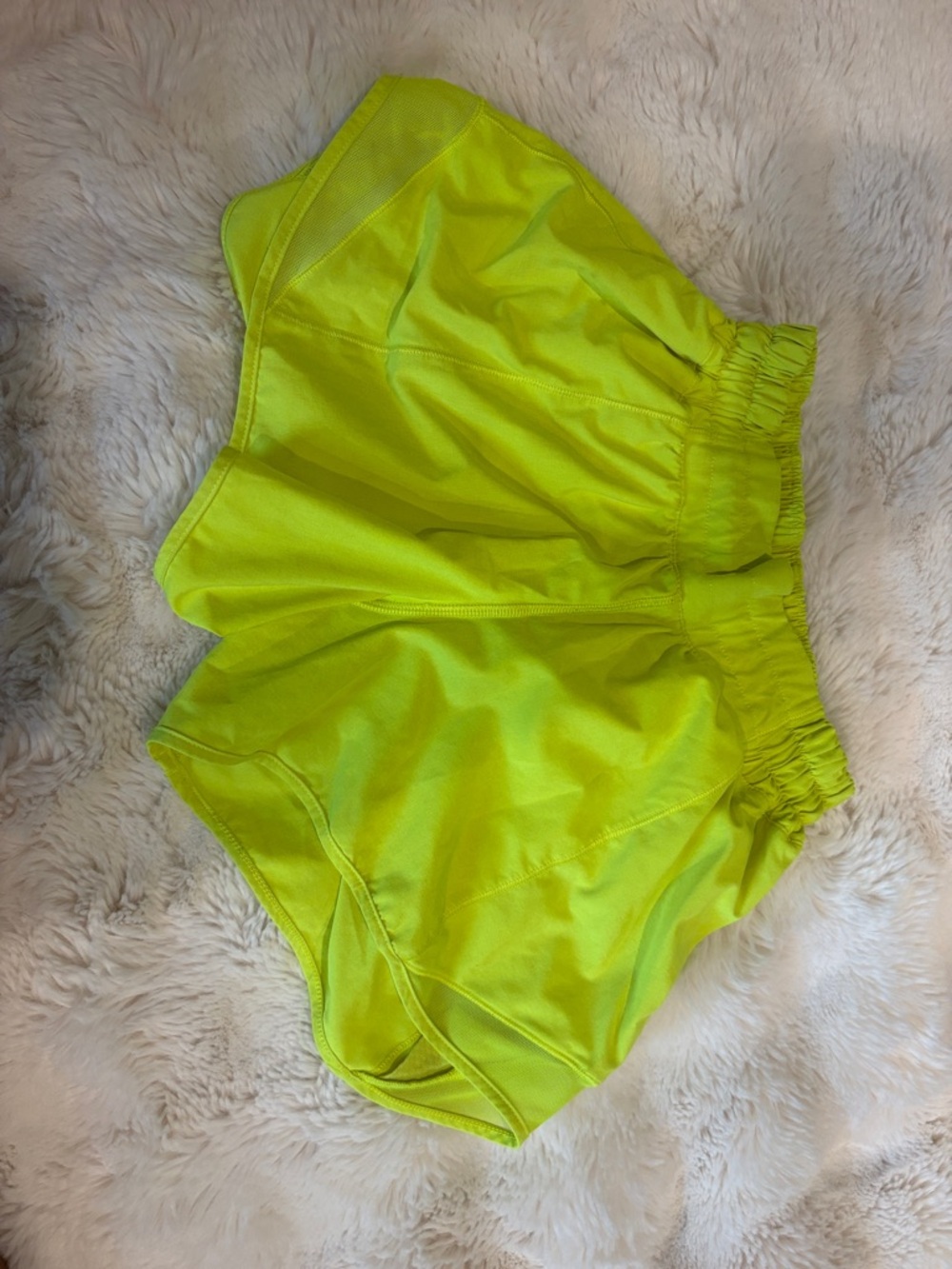 lululemon athletica Neon Yellow Girls One-Piece Active Shorts